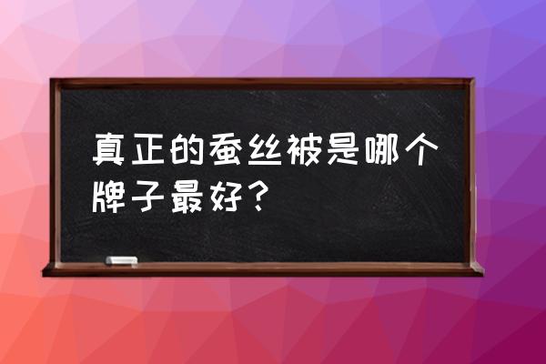 最好的蚕丝被品牌是什么 真正的蚕丝被是哪个牌子最好? 最好的蚕丝被品牌是什么 真正的蚕丝被是哪个牌子最好?