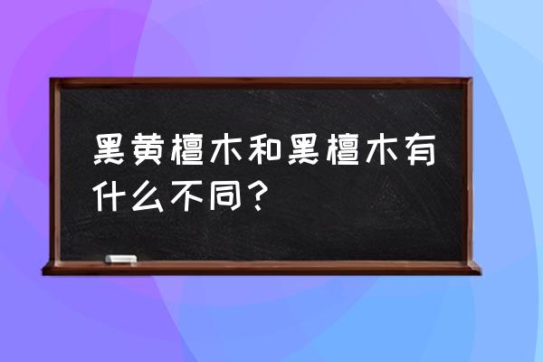 黑檀木和黄檀木古筝哪个好 黑黄檀木和黑檀木有什么不同? 黑檀木和黄檀木古筝哪个好 黑黄檀木和黑檀木有什么不同?